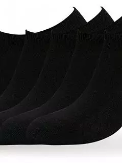 Укороченные носки из высококачественного хлопка Minimi JSMINI FRESH 4102 (5 пар) nero